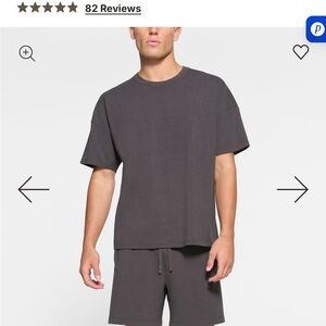 Men's Oversized Skins T-Shirt in color "Ash"